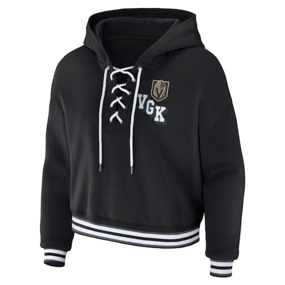 Wear by Erin Andrews NHL Vegas Golden Knights Lace Up Women’s Cropped Sweatshirt